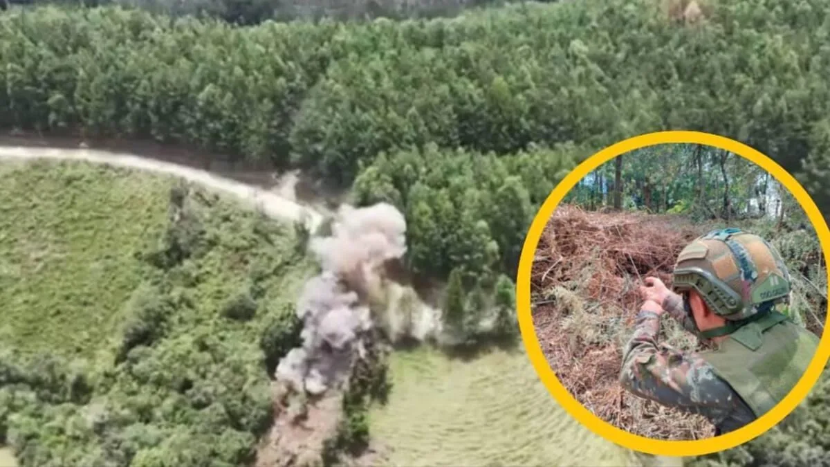 Fuerzas Militares bombardean campamento del ELN en Cauca y reportan nueve muertos