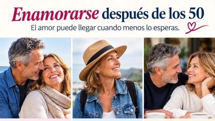 Enamorarse después de los 50: descubre que el amor y la pasión no tienen edad ni límites.