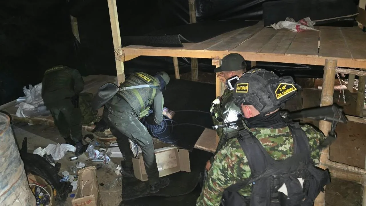 Ejército afecta finanzas del ELN, tras destruir complejo para procesar cocaína en Nariño