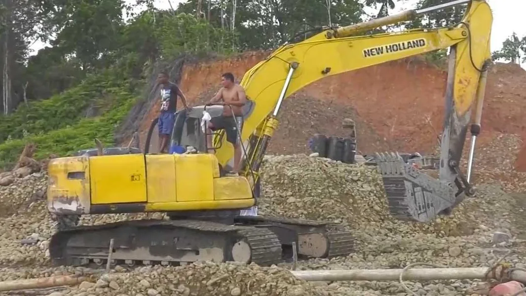 Tres personas fueron capturadas por presunta minería ilegal en Nariño