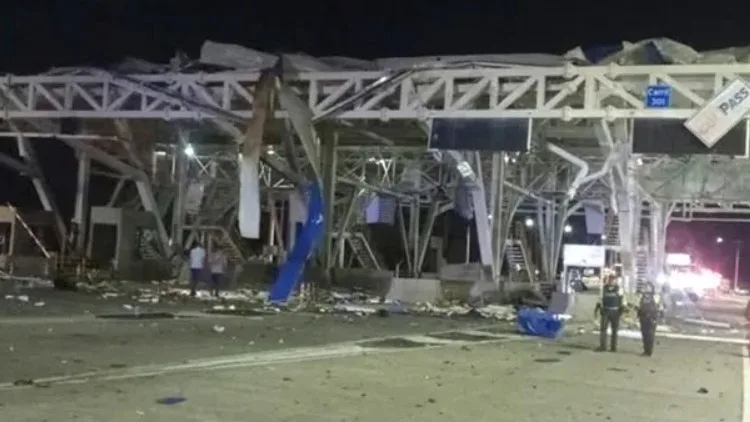 Carro bomba explota en peaje de Casanare y deja cuatro trabajadoras heridas