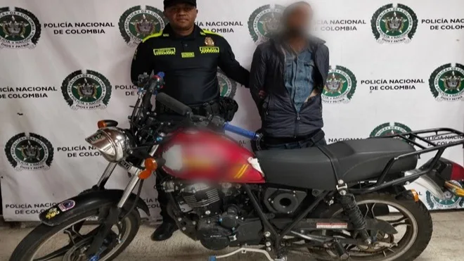 Capturado en Pasto por presunto hurto de una motocicleta y un celular