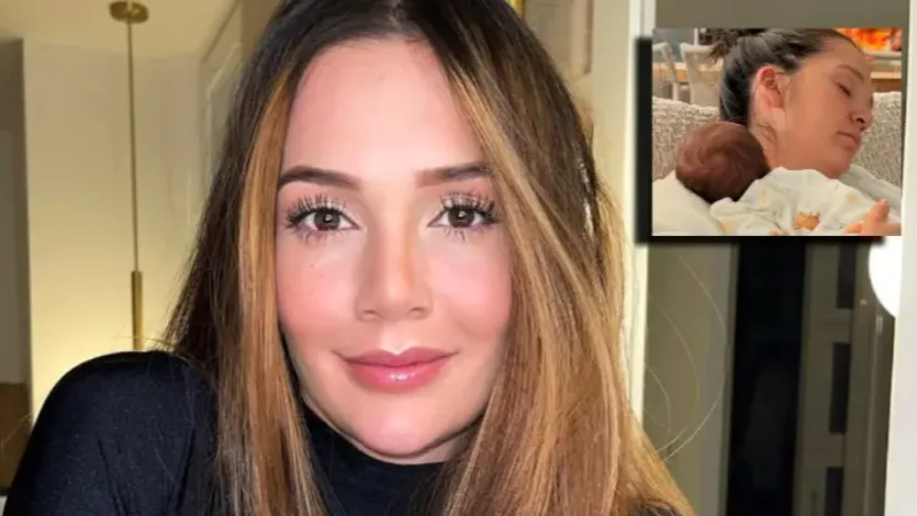 Lina Tejeiro muestra su figura un mes después de ser mamá