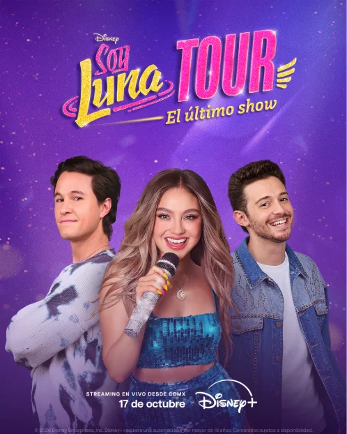 Disney+ transmitirá el sábado 17 de octubre Soy Luna en vivo