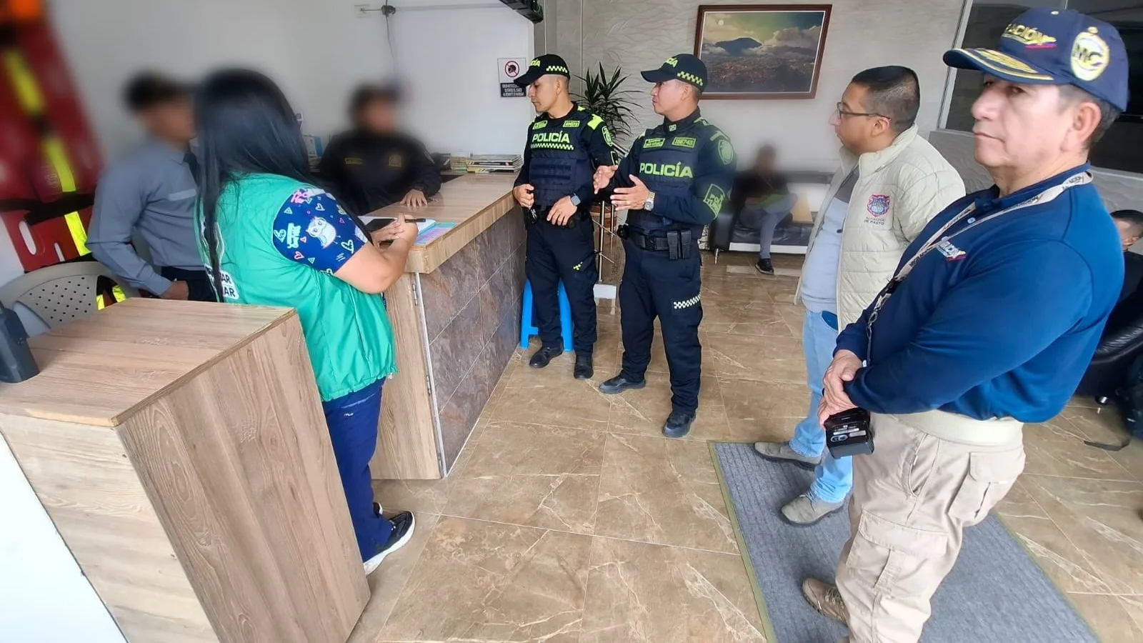 Policía realizó controles a establecimientos de alojamiento en Pasto