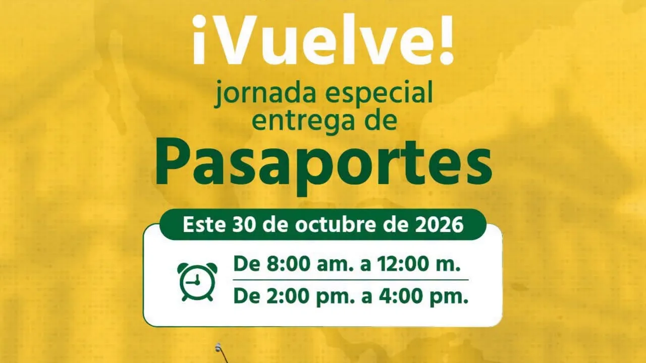 ¡Atención, Nariño! Jornada especial para reclamar pasaportes este 30 de octubre