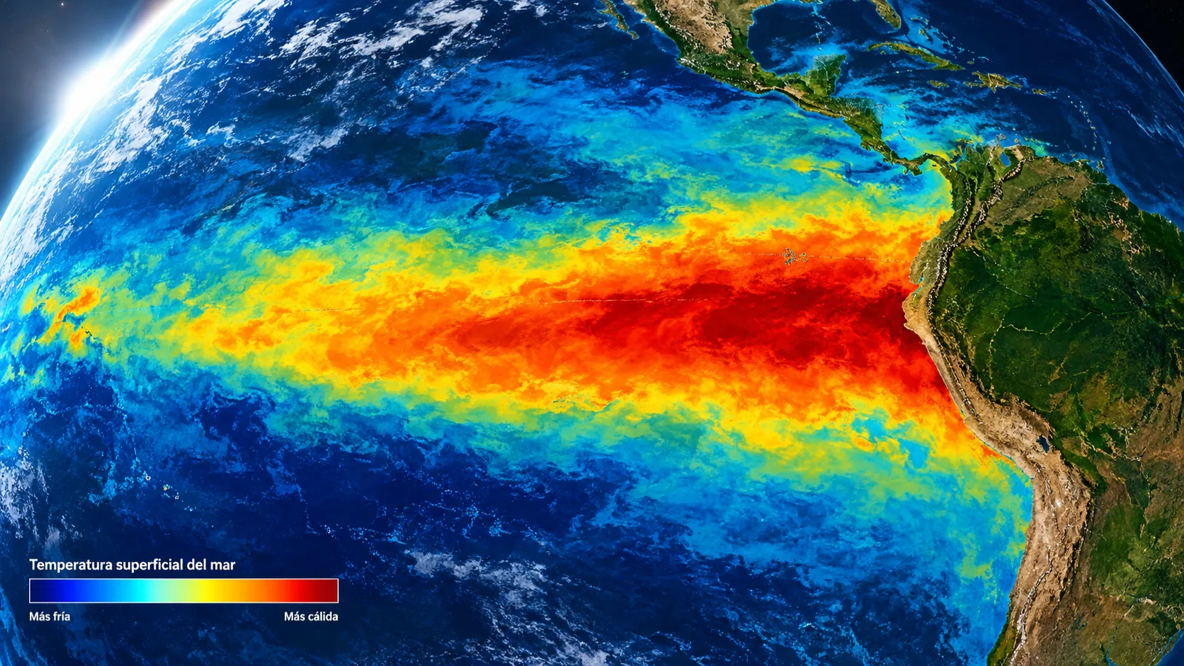 La NASA compara el fenómeno de El Niño de 2026 con el de 1997