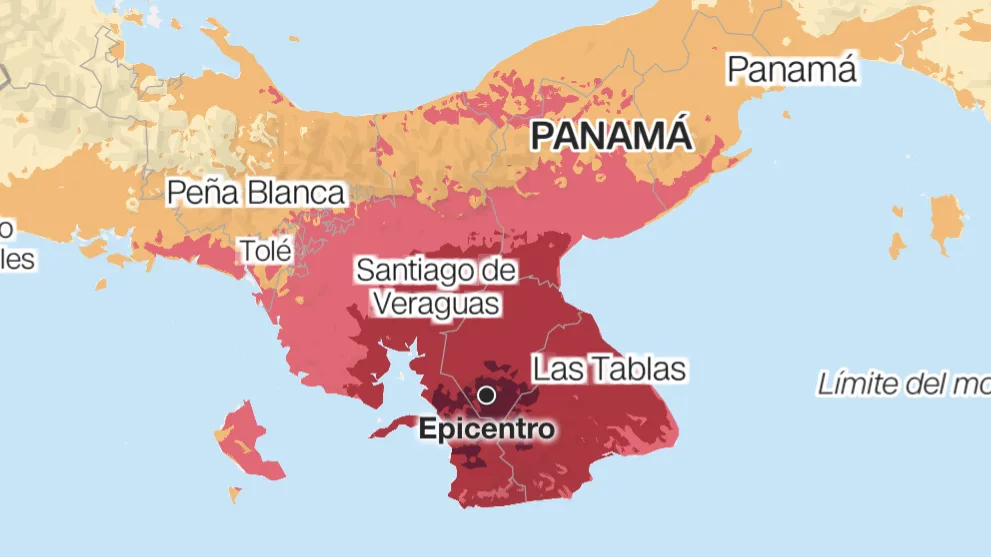 Nuevo sismo sacude las costas de Panamá