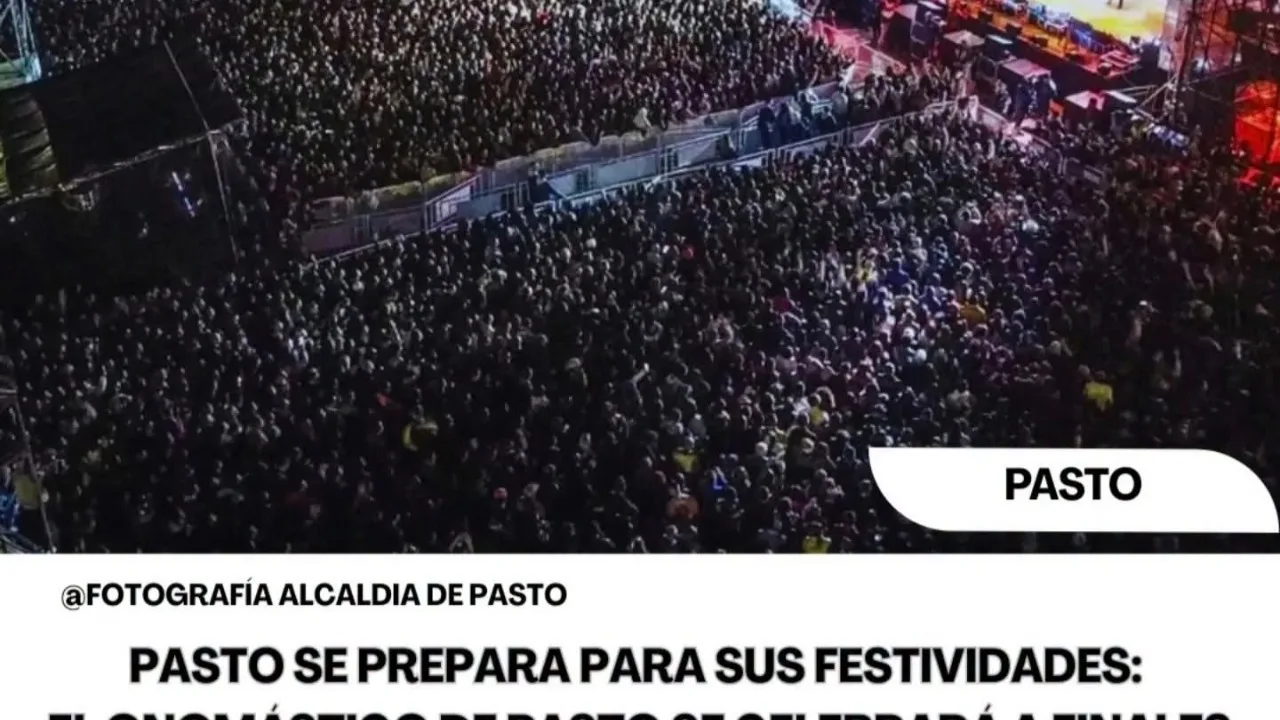 ¡Pasto se alista para la fiesta! Onomástico y Navidad se tomarán la ciudad desde noviembre