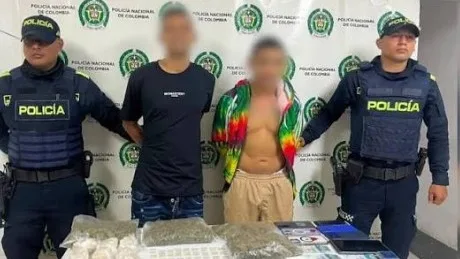 Cayeron armados y con drogas en Ibagué