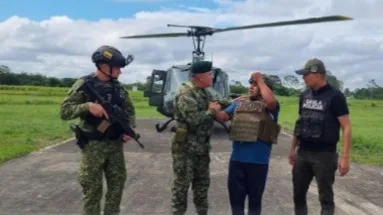 Ejército rescató a un ciudadano secuestrado en Barbacoas, Nariño.