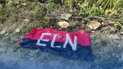 ¿Banderas del ELN en la jornada de protestas en Pasto? Curioso elemento llama la atención