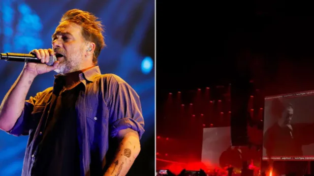 Vicentico detuvo un concierto por una bengala