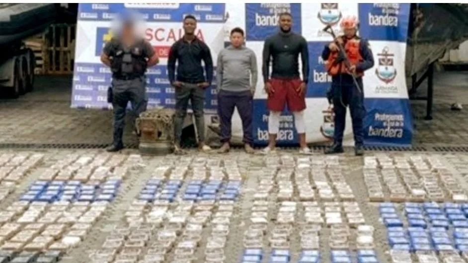 Tumaco: aseguran a tres hombres señalados de transportar más de 1,6 toneladas de cocaína