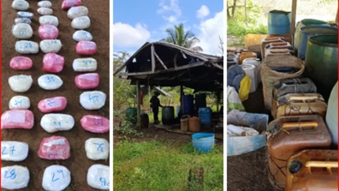 Golpe al narcotráfico: Destruyen laboratorio para procesamiento de pasta de base de coca