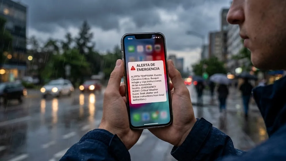 Alertas móviles de emergencia reforzarán la prevención frente a eventos climáticos