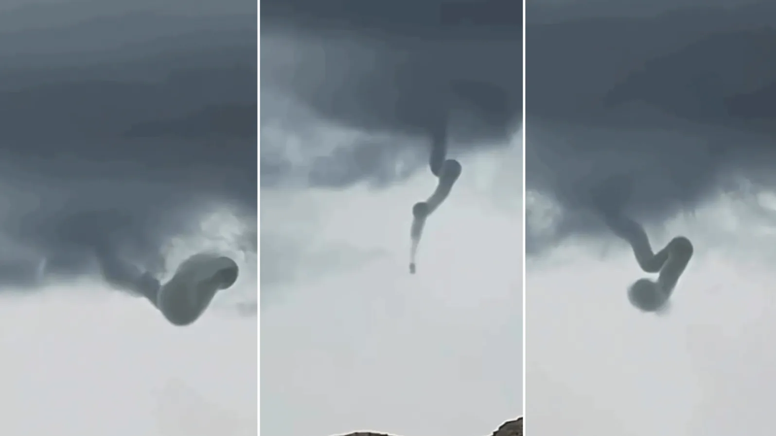 El remolino en el cielo que asustó a Antioquia