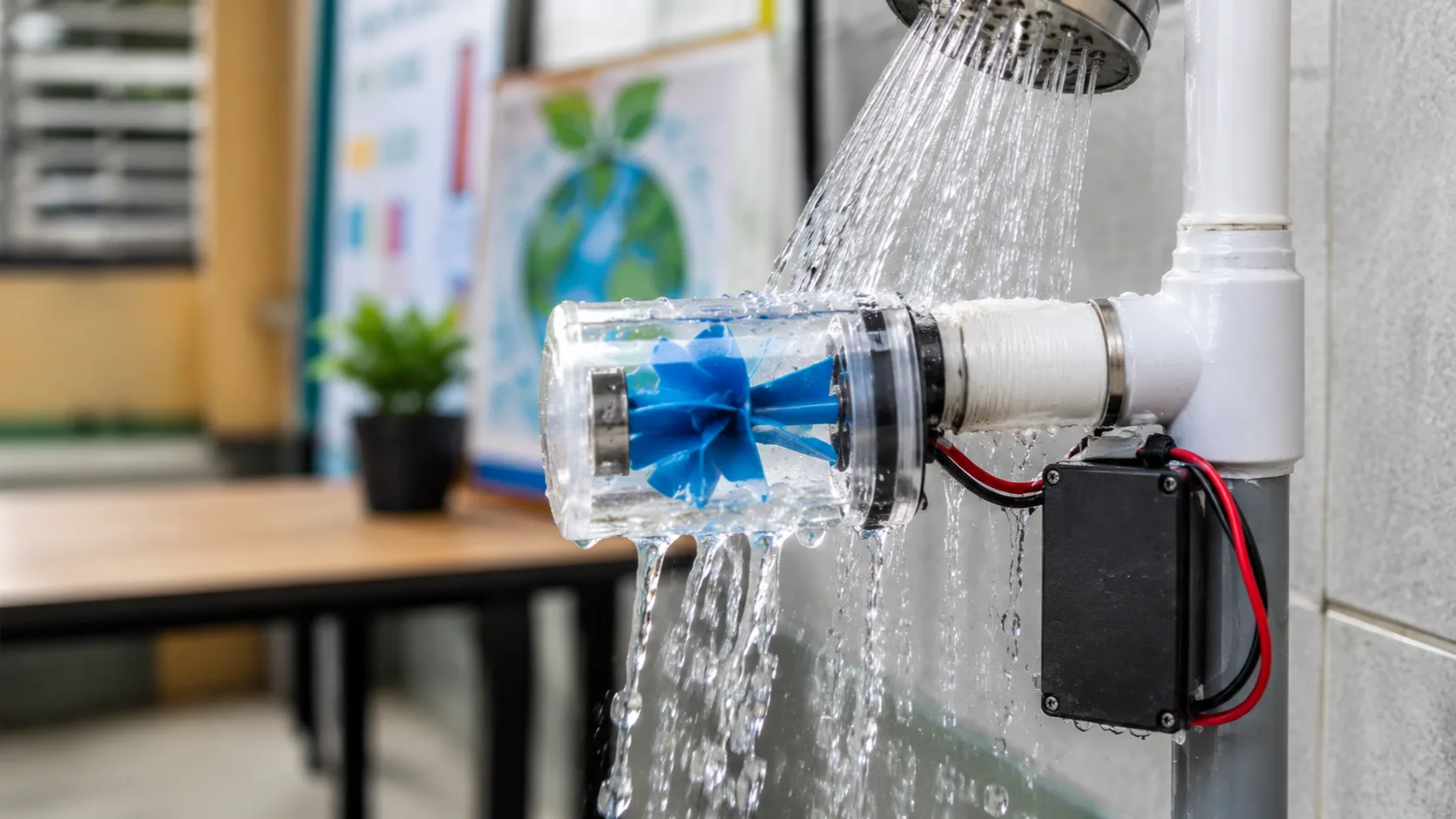 ESTUDIANTE DE PASTO CREA UN GENERADOR PARA APROVECHAR EL AGUA