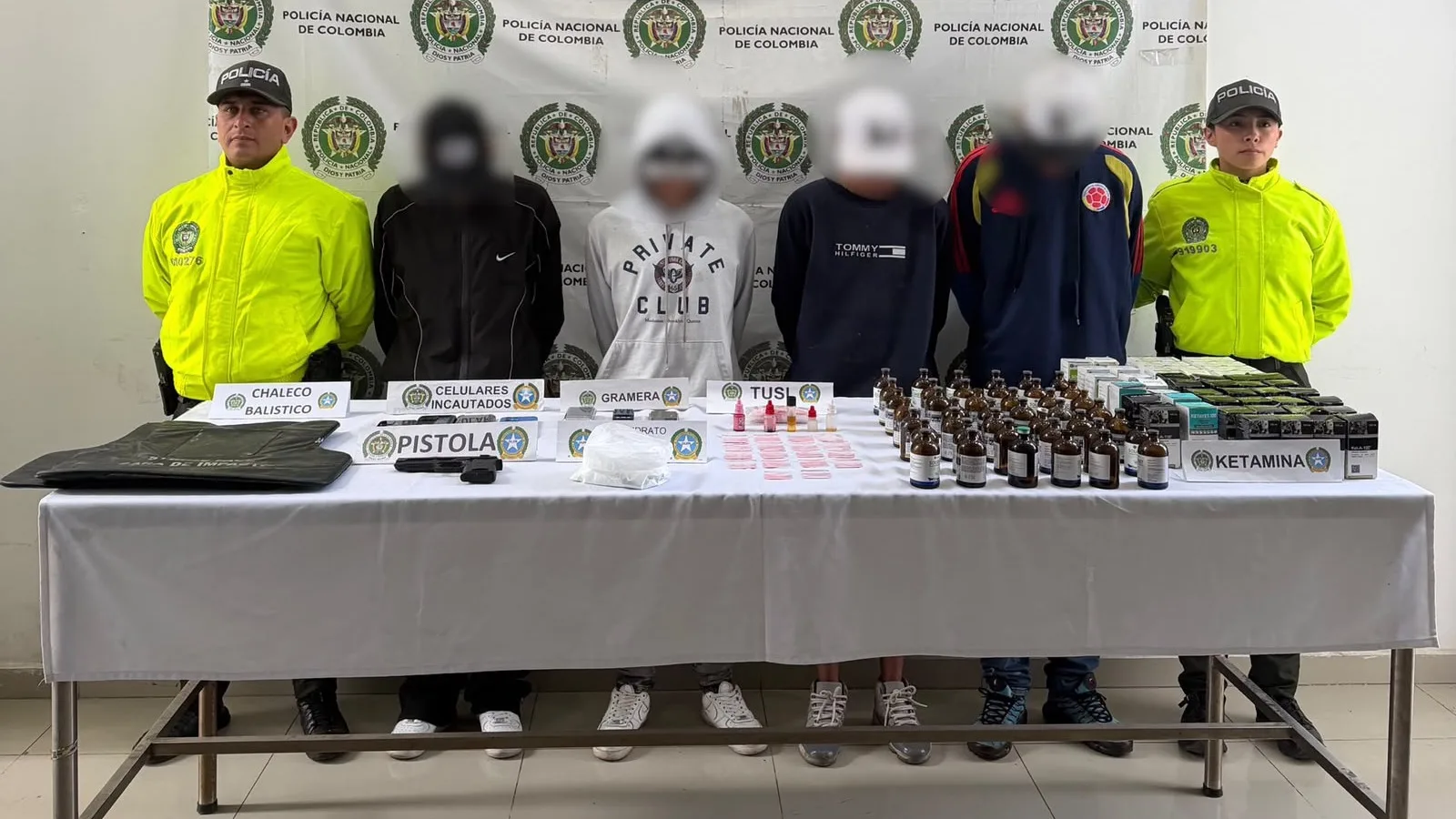 Cuatro capturados y 300 kilos de marihuana en Ipiales