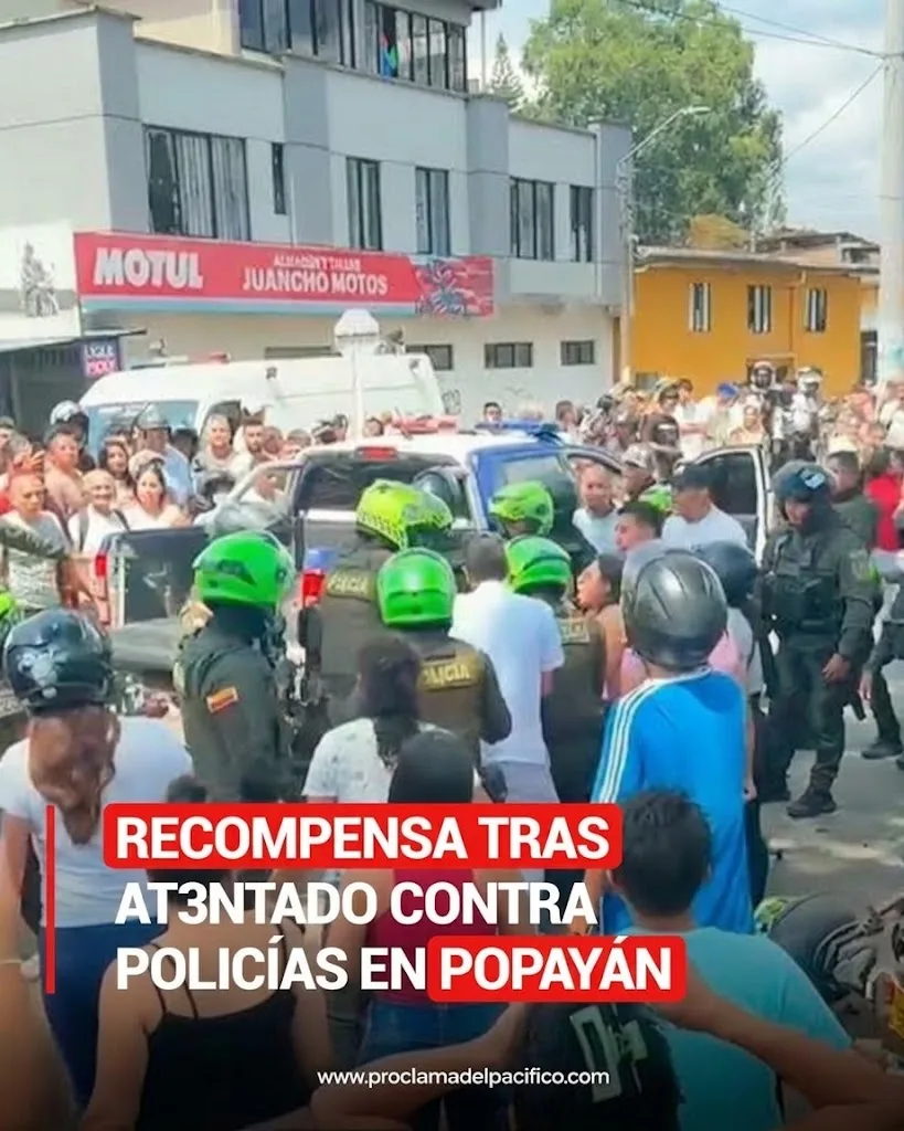 Atentado con explosivos contra una patrulla de la Policía deja dos uniformados heridos