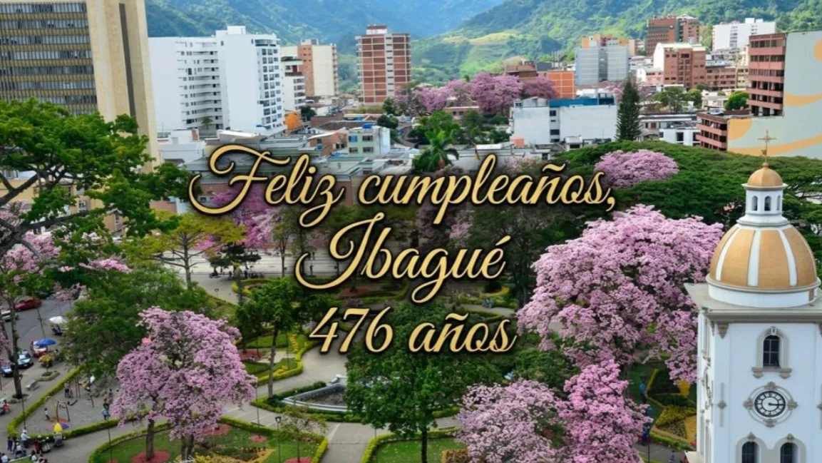 Ibagué celebra 476 años de historia con música, cultura y tradición