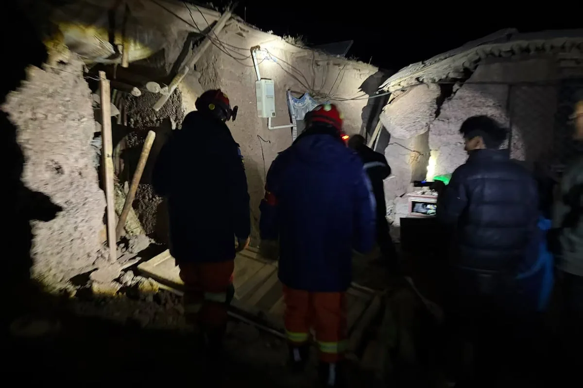 Terremoto de magnitud 7 en el Tíbet deja 16 muertos