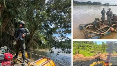 Ocho personas capturadas presunta minería ilegal Antioquia: incautaron $508 millones y oro