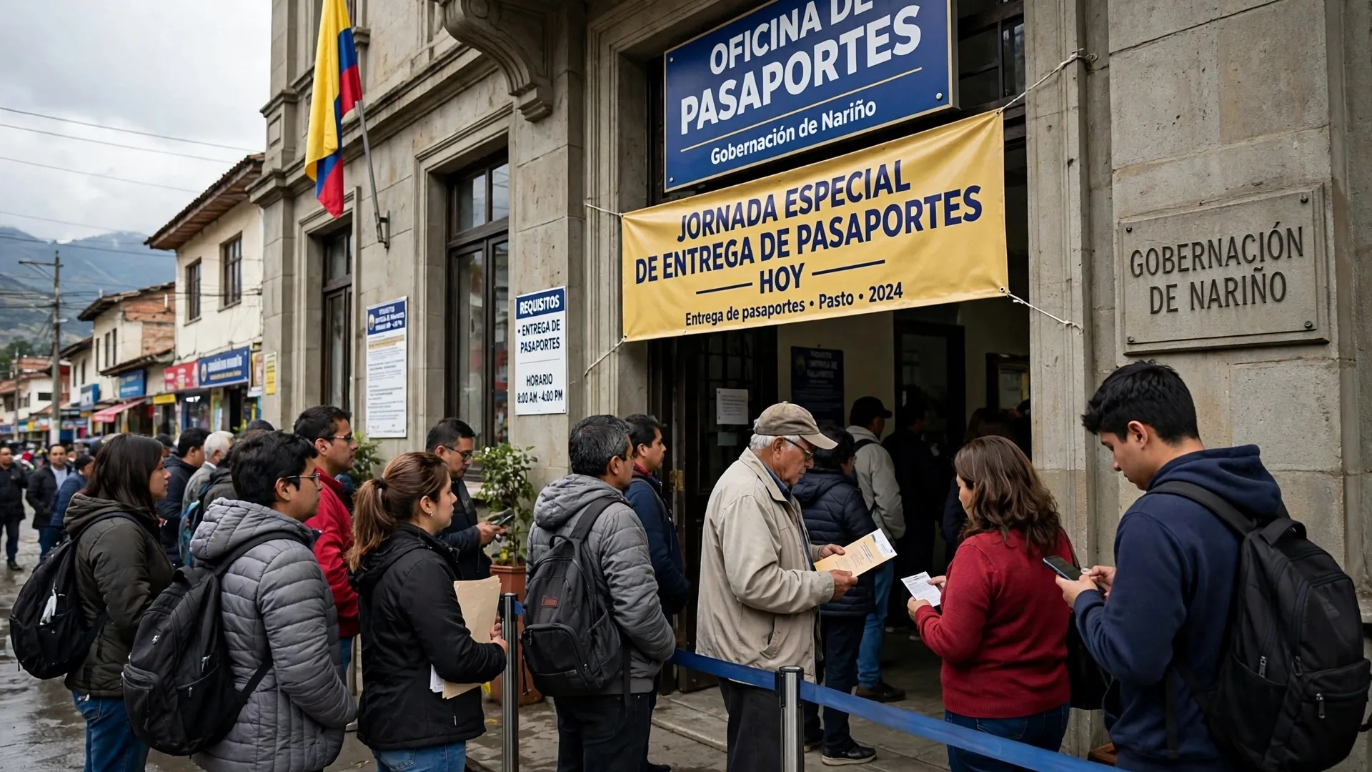 Jornada especial de entrega de pasaportes en Pasto hoy