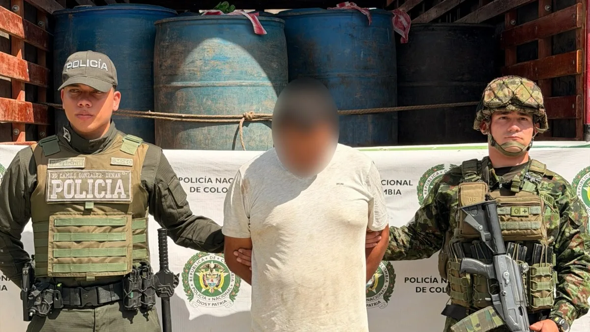 Capturan una persona e incautan combustible avaluado en 135 millones en El Peñol