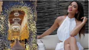 En imágenes: Ariadna Gutiérrez y su vestido de novia se robaron las miradas en su boda