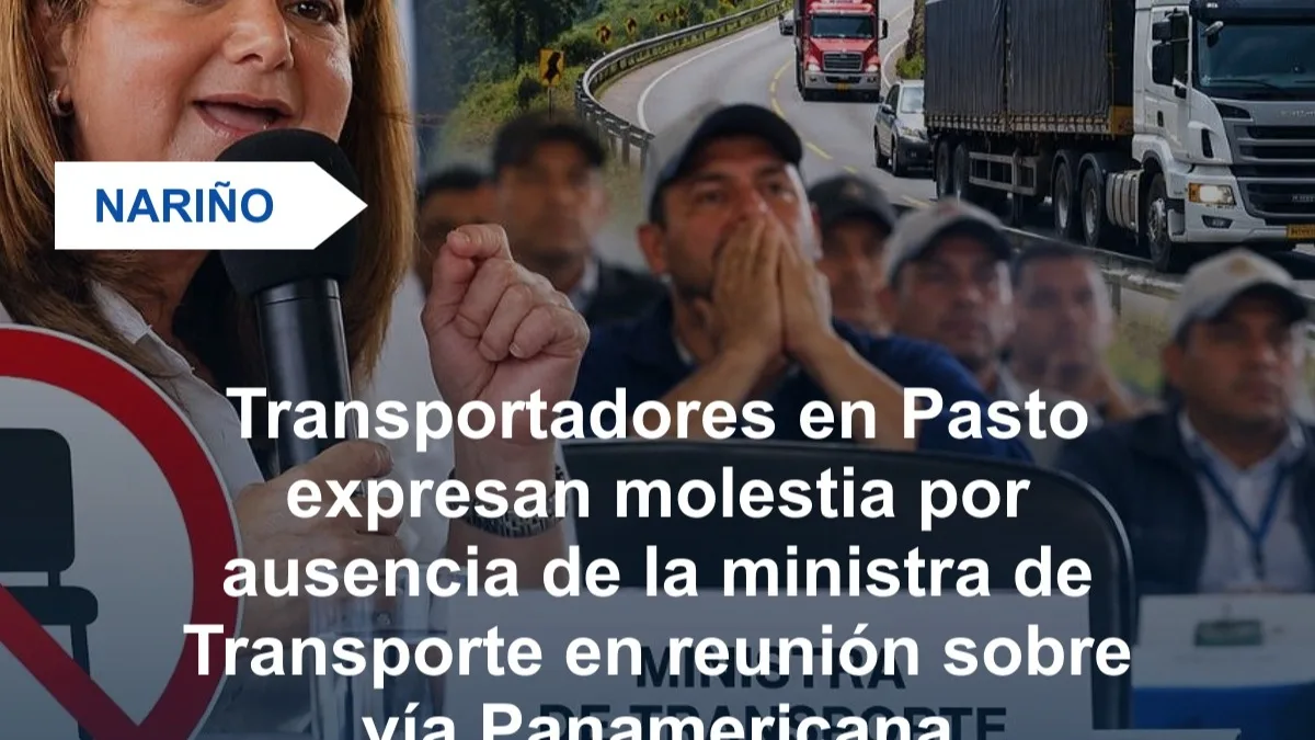Inconformidad entre transportadores de Pasto por inasistencia de la ministra a encuentro