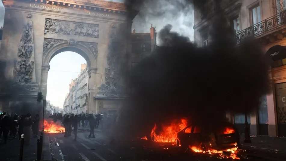 Protestas en Francia por el costo de vida