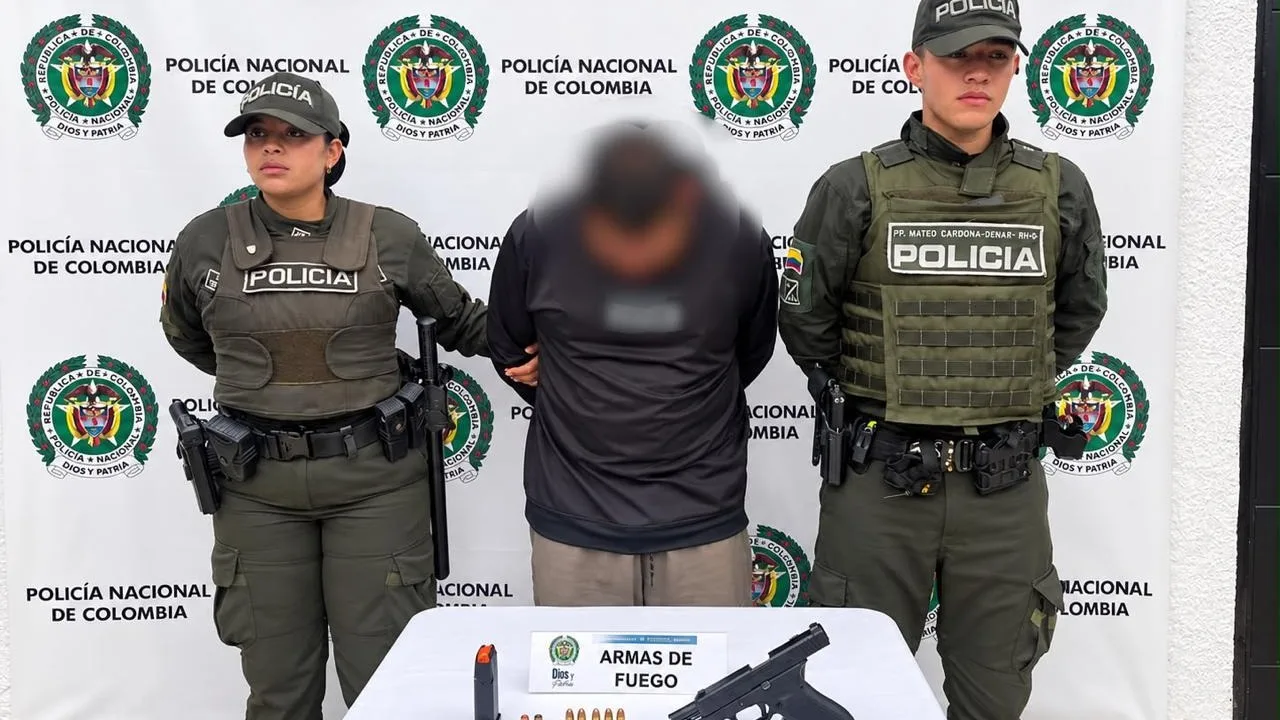 Capturan a hombre señalado de realizar disparos al aire en el barrio Centenario de Ipiales