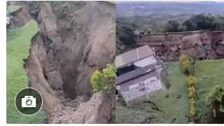 Deslizamiento destruyó cuatro viviendas en Moniquirá, Boyacá, y dejó a varias familias