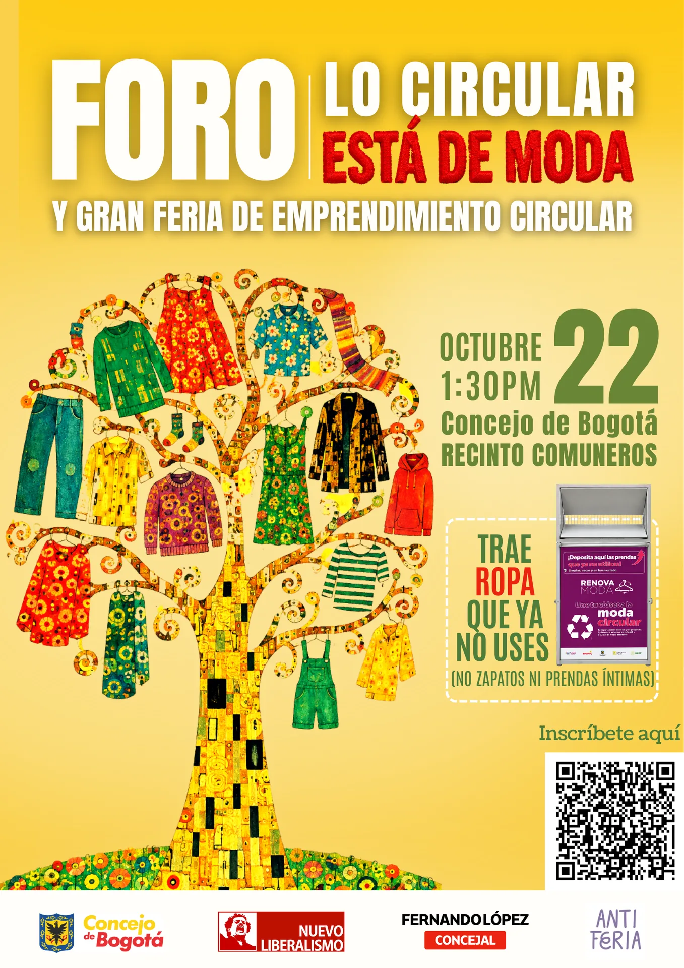 Foro Economia circular en Concejo de Bogotá