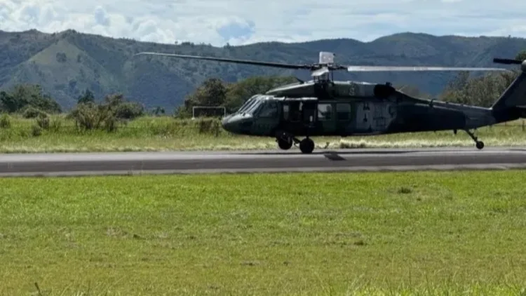 Aeronave militar con quince uniformados a bordo sufre accidente durante vuelo de rutina