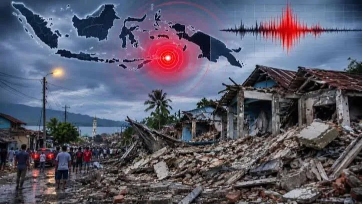 Un fuerte movimiento telúrico de magnitud sacude zonas de Indonesia