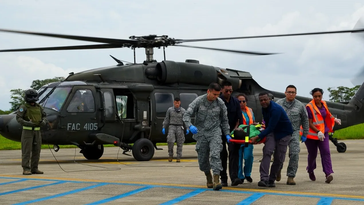 Trasladan a Tumaco a heridos de
la emergencia minera en Iscuandé
