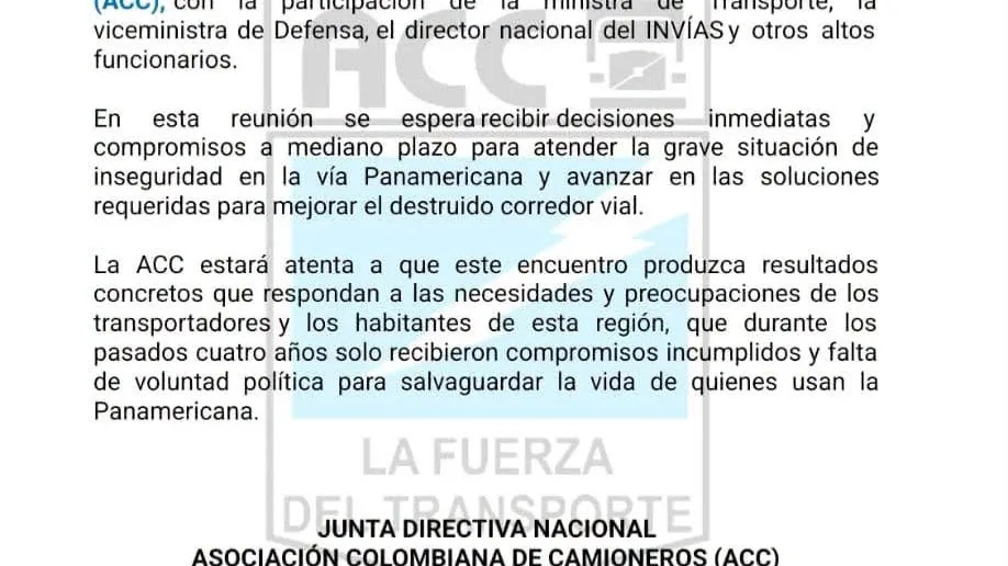 Pasto reunirá al Gobierno Nacional y transportadores por la seguridad vial