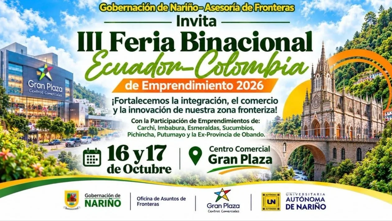 ¡Frontera que emprende! Llega la III Feria Binacional con productores de Colombiay Ecuador