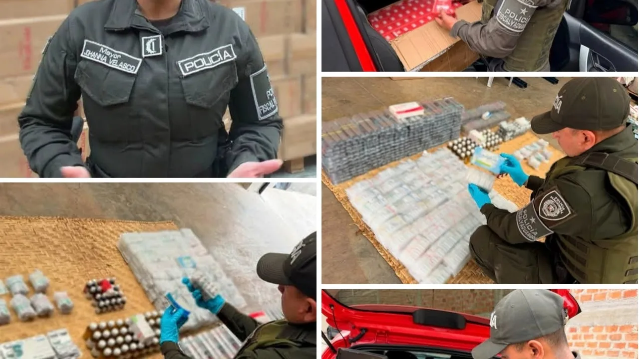 ¡Millonario golpe al contrabando! Incautan más de 17 mil medicamentos ilegales en Ipiales