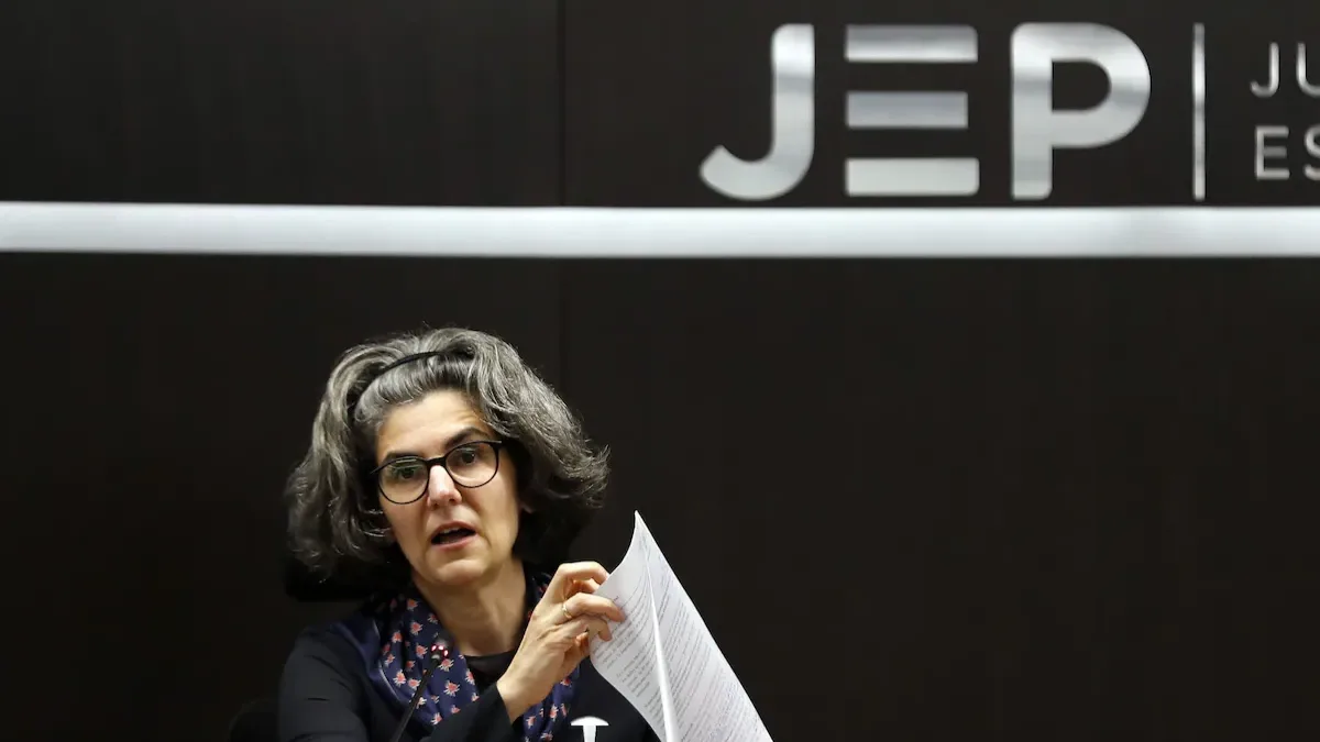 Defensoría rechaza ataques contra magistrada de la Jurisdicción Especial para la Paz