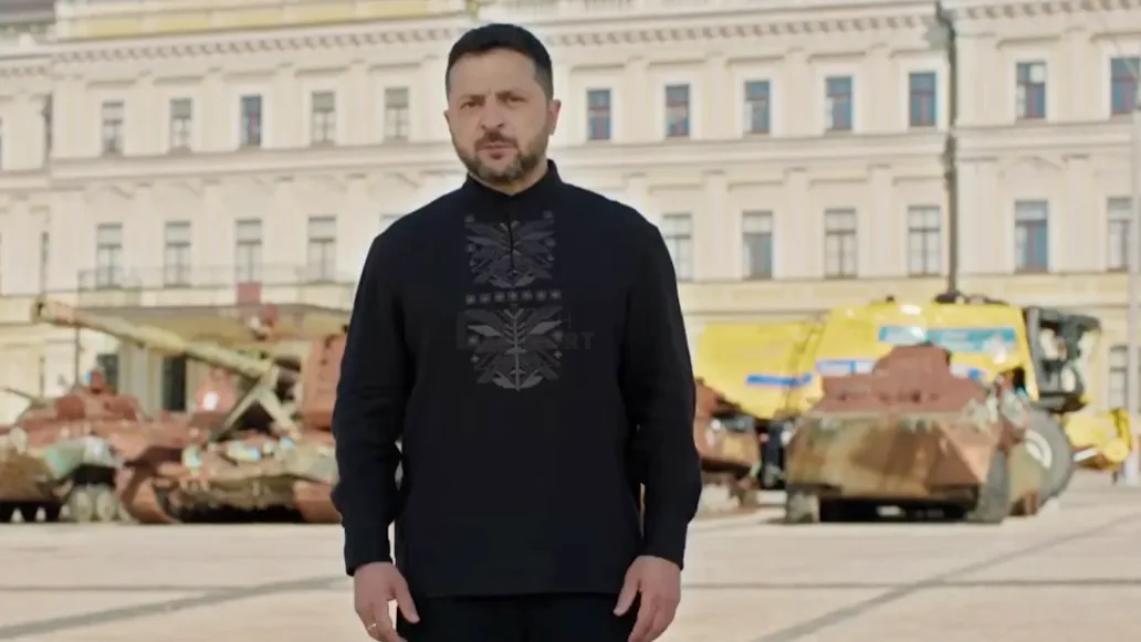 Zelenskyy: "No nos ataquen, no maten a nuestros niños. Dejaremos de atacar su diésel”.