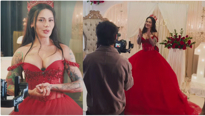 Cintia Cossio celebró sus 29 años con una lujosa fiesta de quinceañera