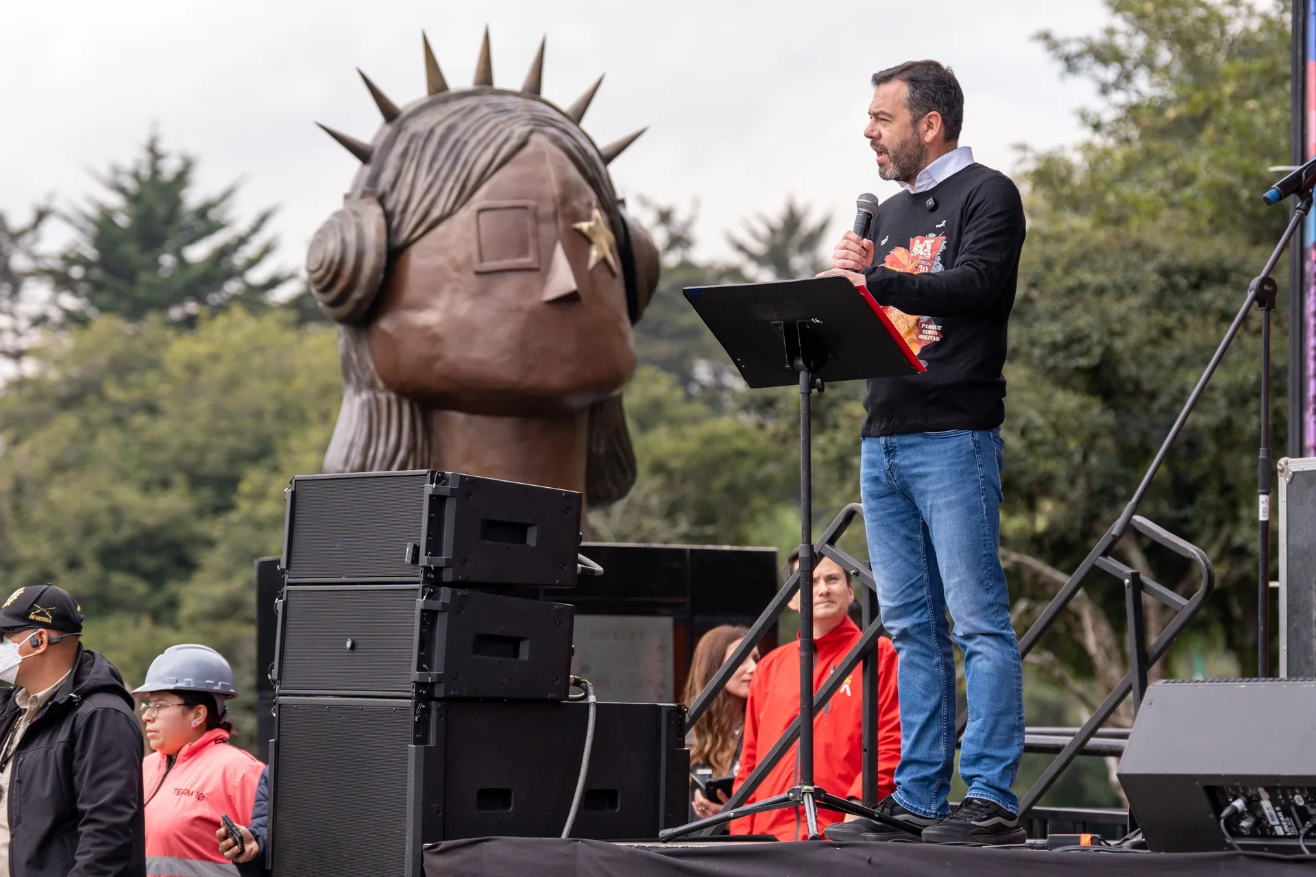 Inauguarción de el Parque Simón Bolívar de La Rockera