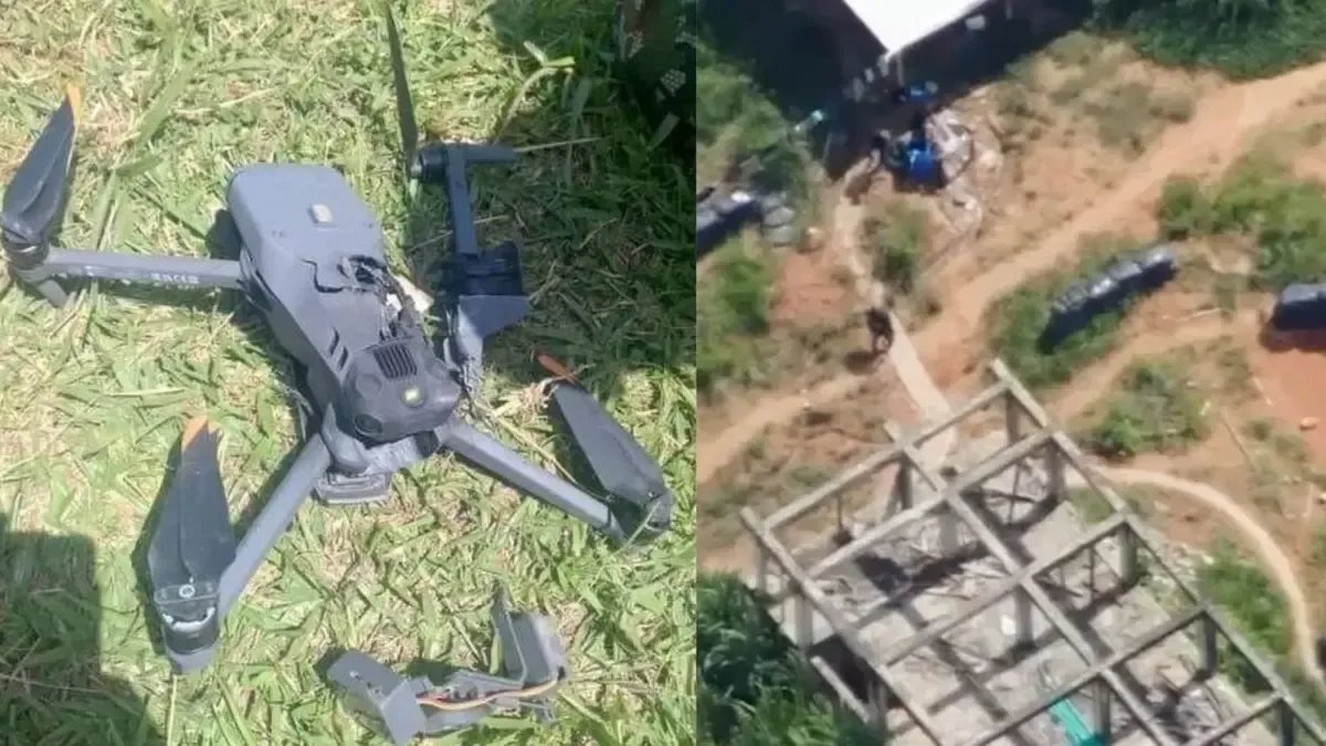 Ataque con explosivos lanzados desde drones contra la Armada en Chocó