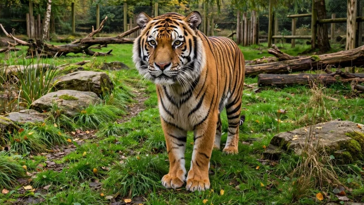 Hombre murió tras entrar al recinto de un tigre en zoológico de Inglaterra