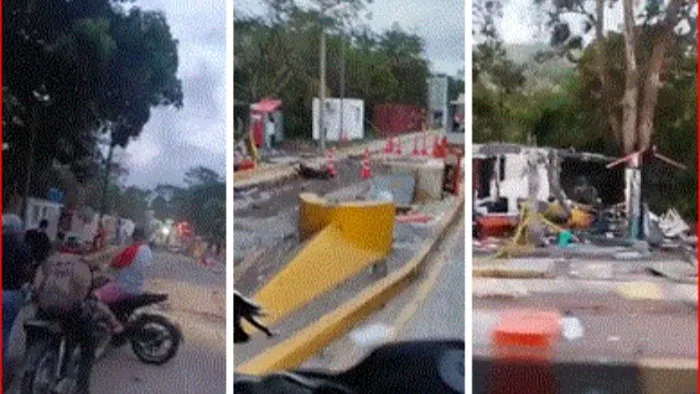 Cauca epicentro nuevo atentado con la moto-bomba en Peaje El BordoVIDEO