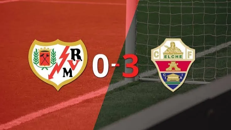 Rayo Vallecano 0-3 Elche: España 2026