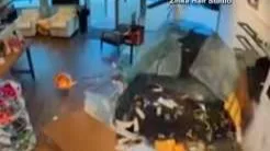 VIDEO | Carro BMW irrumpió en una peluquería de Florida y arrolló a tres personas